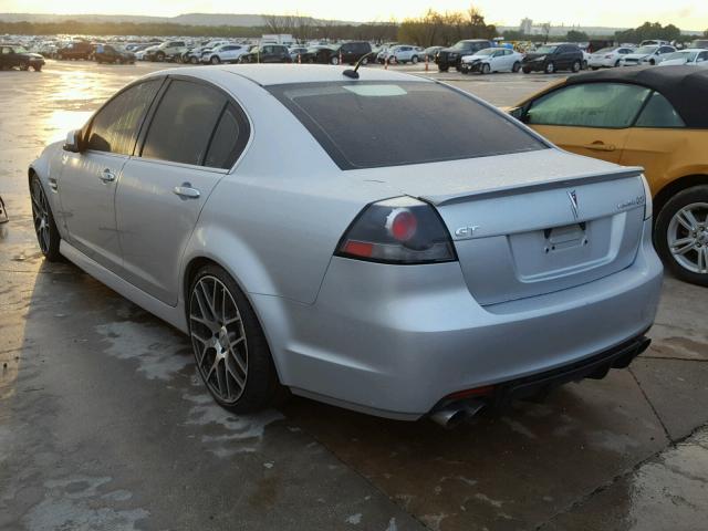 6G2EC57YX9L204281 - 2009 PONTIAC G8 GT GRAY photo 3