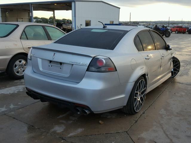 6G2EC57YX9L204281 - 2009 PONTIAC G8 GT GRAY photo 4