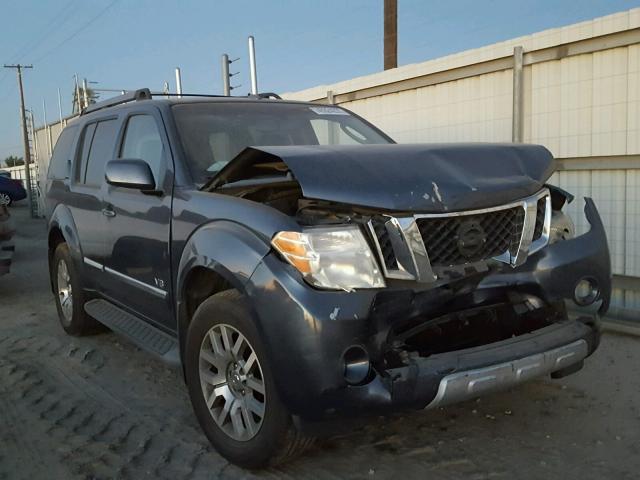 5N1BR18A28C603622 - 2008 NISSAN PATHFINDER BLUE photo 1