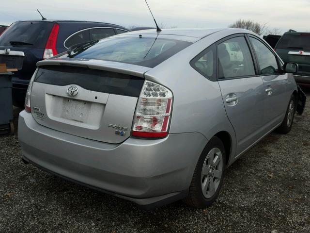 JTDKB20U683339647 - 2008 TOYOTA PRIUS SILVER photo 4