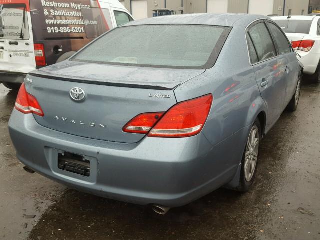 4T1BK36B36U103519 - 2006 TOYOTA AVALON XL BLUE photo 4