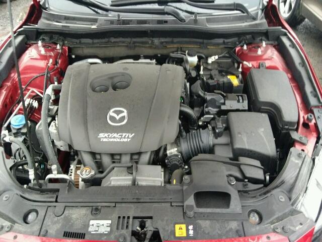 JM1BN1K77H1127974 - 2017 MAZDA 3 SPORT RED photo 7