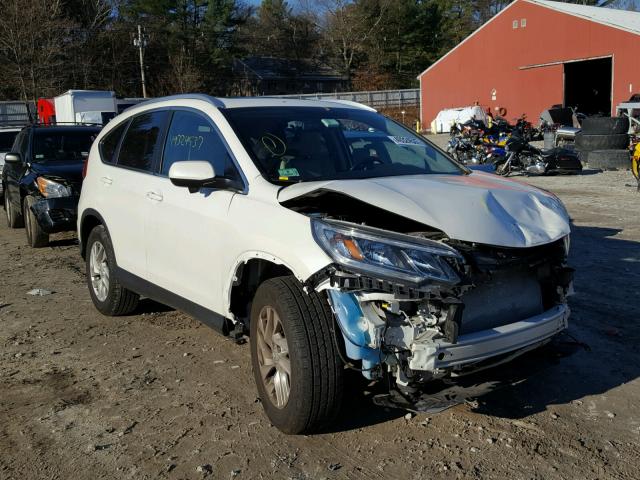 5J6RM4H7XFL092983 - 2015 HONDA CR-V EXL WHITE photo 1