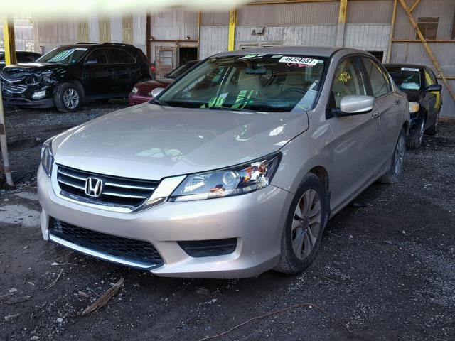 1HGCR2F38DA114569 - 2013 HONDA ACCORD LX BEIGE photo 2