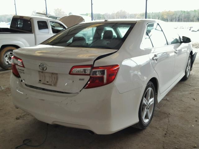 4T1BF1FK9CU148534 - 2012 TOYOTA CAMRY BASE WHITE photo 4