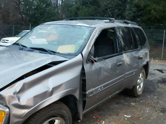 1GKDT13S022136555 - 2002 GMC ENVOY GRAY photo 9