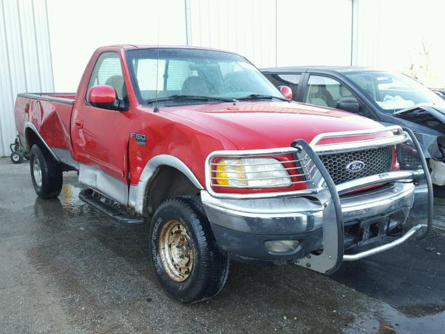 1FTRF18W6YKA21987 - 2000 FORD F150 RED photo 1