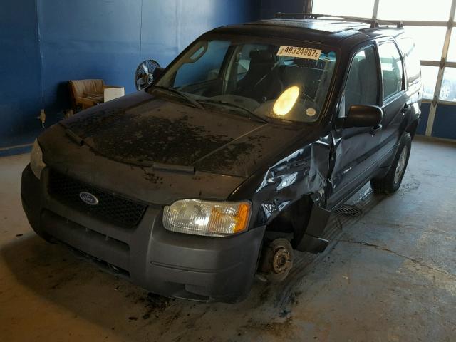 1FMYU92123KA80570 - 2003 FORD ESCAPE XLS BLACK photo 2