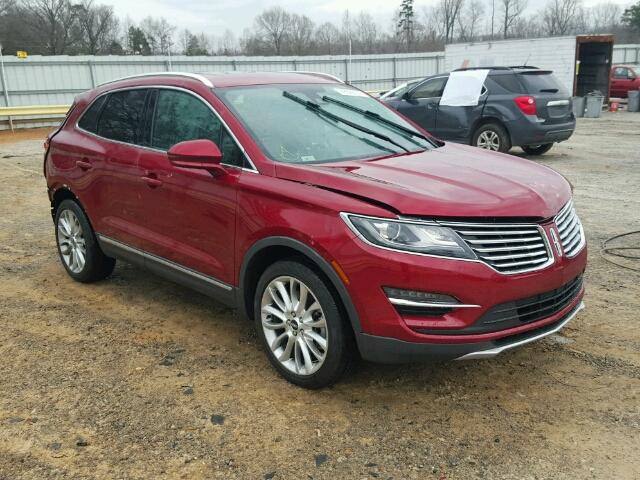 5LMCJ1A99FUJ10147 - 2015 LINCOLN MKC BURGUNDY photo 1