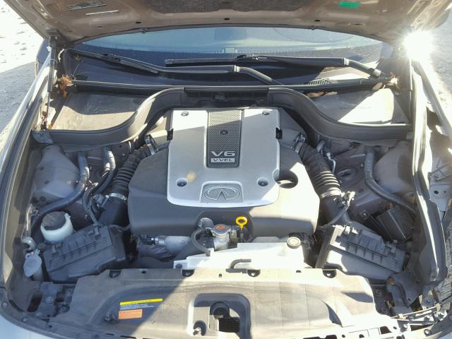 JN1CV6AP7DM303386 - 2013 INFINITI G37 BASE GRAY photo 7