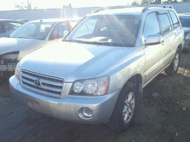 JTEHF21A410008071 - 2001 TOYOTA HIGHLANDER SILVER photo 2