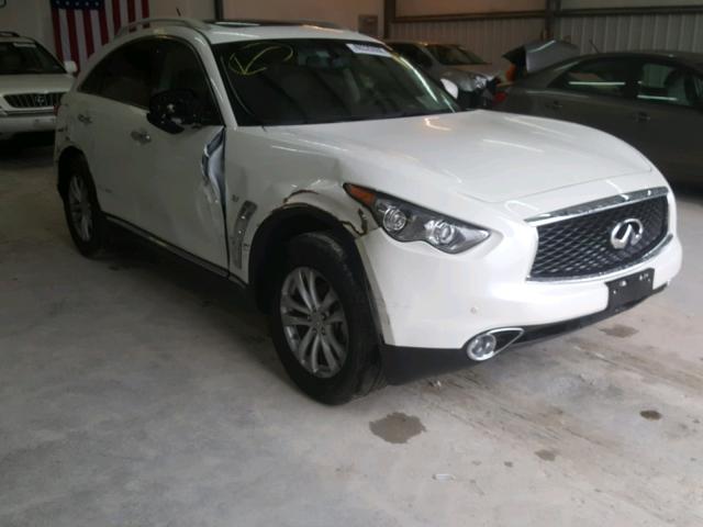 JN8CS1MW4HM412118 - 2017 INFINITI QX70 WHITE photo 1