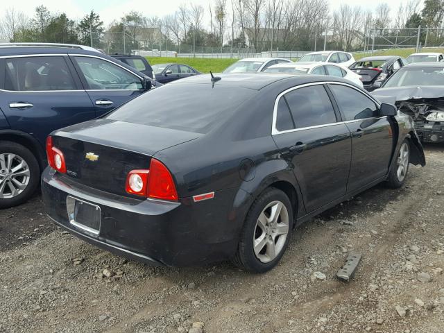 1G1ZB5EB2AF277605 - 2010 CHEVROLET MALIBU LS შავი ფოტო 4