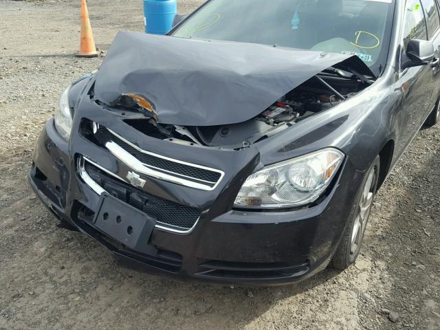 1G1ZB5EB2AF277605 - 2010 CHEVROLET MALIBU LS შავი ფოტო 9