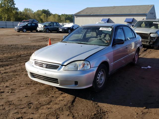 2HGEJ6610XH537383 - 1999 HONDA CIVIC BASE SILVER photo 2
