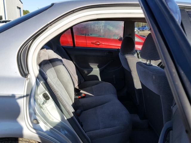 2HGEJ6610XH537383 - 1999 HONDA CIVIC BASE SILVER photo 6