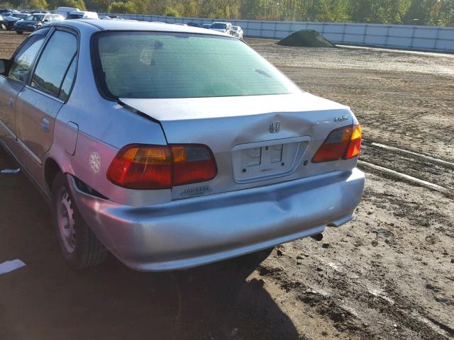 2HGEJ6610XH537383 - 1999 HONDA CIVIC BASE SILVER photo 9