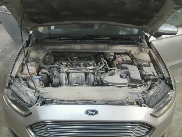 3FA6P0G70DR156799 - 2013 FORD FUSION S SILVER photo 7