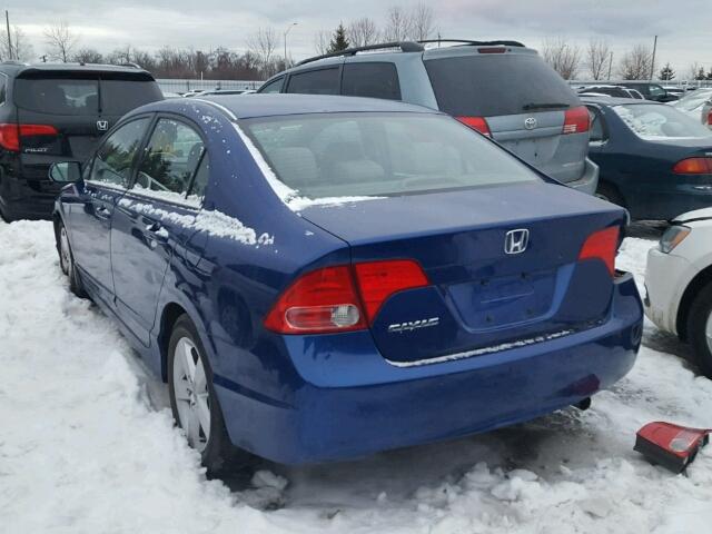 2HGFA165X7H037953 - 2007 HONDA CIVIC LX BLUE photo 3