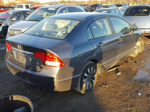 19XFA1F86AE024936 - 2010 HONDA CIVIC EX GRAY photo 4