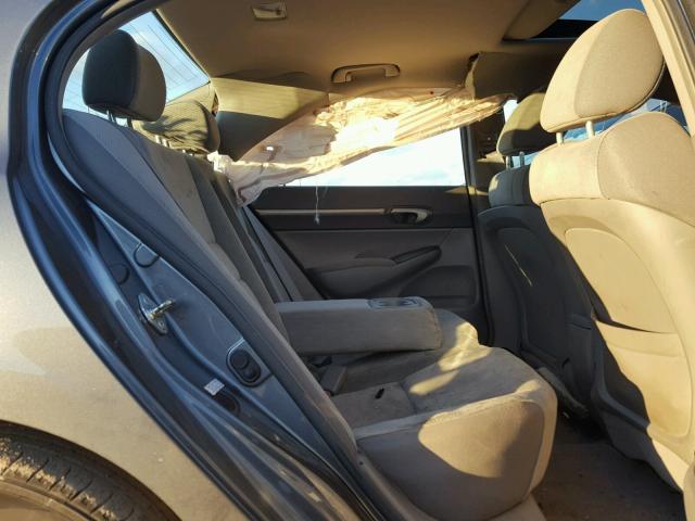 19XFA1F86AE024936 - 2010 HONDA CIVIC EX GRAY photo 6