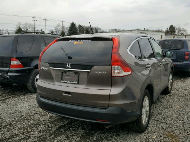 5J6RM4H51DL048608 - 2013 HONDA CR-V EX BROWN photo 4