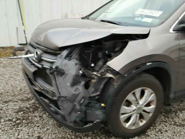 5J6RM4H51DL048608 - 2013 HONDA CR-V EX ყავისფერი ფოტო 9