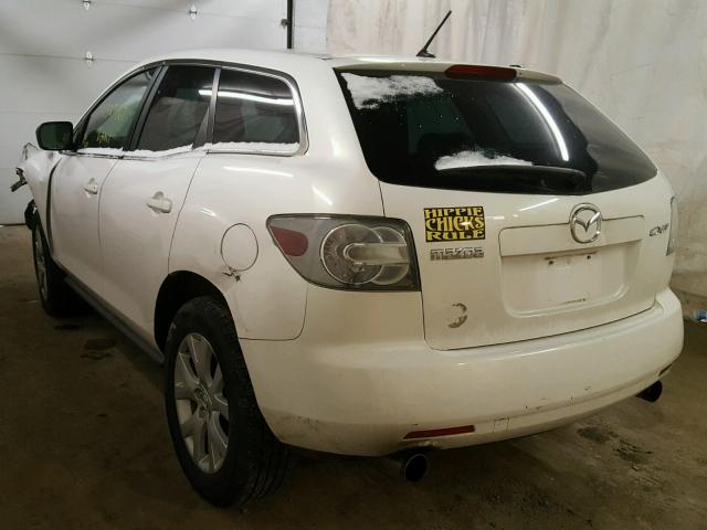 JM3ER293770109125 - 2007 MAZDA CX-7 WHITE photo 3