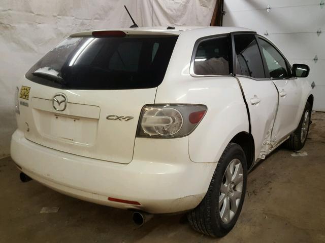 JM3ER293770109125 - 2007 MAZDA CX-7 WHITE photo 4