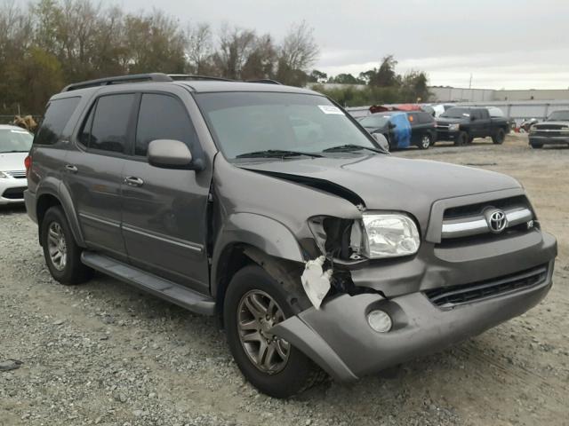 5TDZT38A95S263234 - 2005 TOYOTA SEQUOIA LI CHARCOAL photo 1