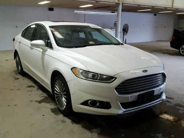 3FA6P0K98FR307481 - 2015 FORD FUSION TIT WHITE photo 1