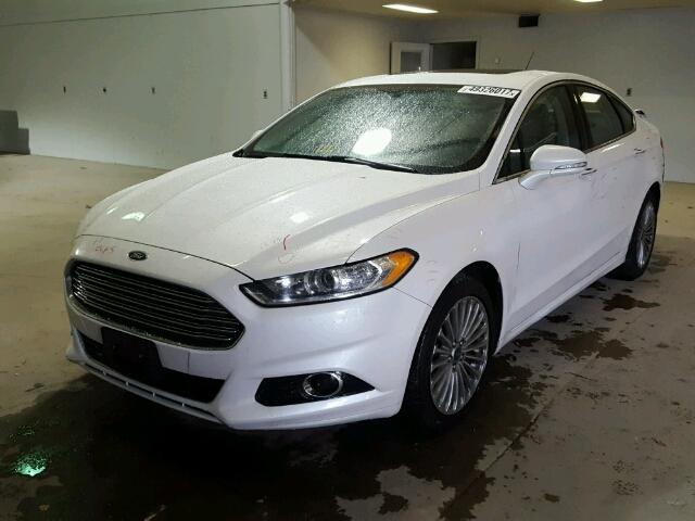 3FA6P0K98FR307481 - 2015 FORD FUSION TIT WHITE photo 2