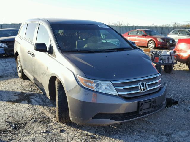 5FNRL5H4XBB027553 - 2011 HONDA ODYSSEY EX GRAY photo 1