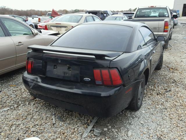 1FAFP40411F104100 - 2001 FORD MUSTANG BLACK photo 4