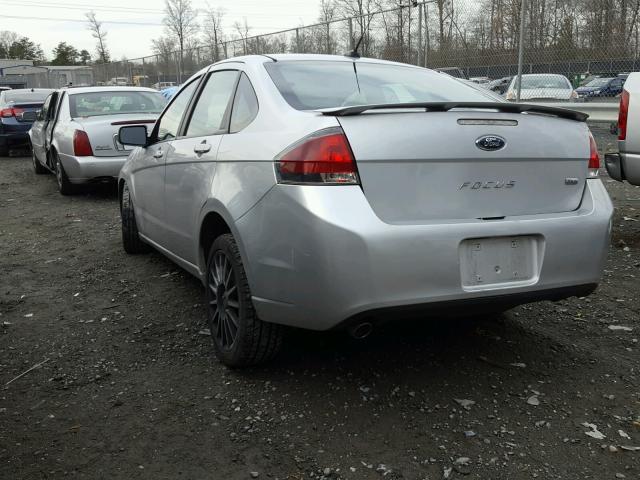 1FAHP3GN6AW114915 - 2010 FORD FOCUS SES GRAY photo 3