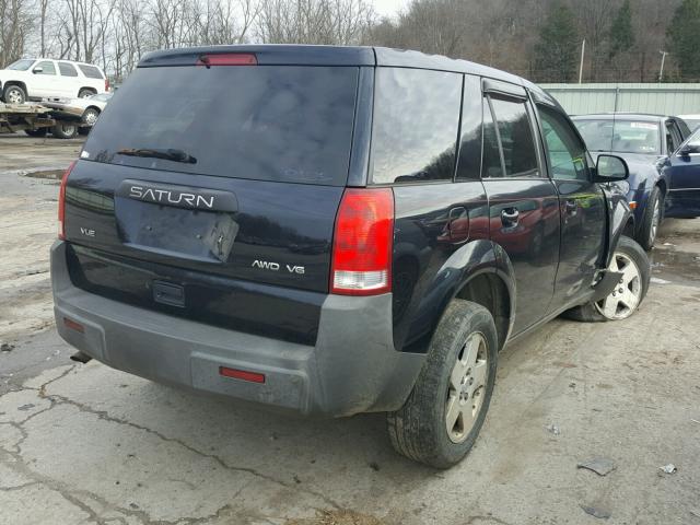 5GZCZ63474S861950 - 2004 SATURN VUE BLACK photo 4