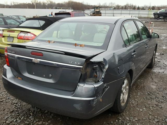 1G1ZU54815F135607 - 2005 CHEVROLET MALIBU LT GRAY photo 4