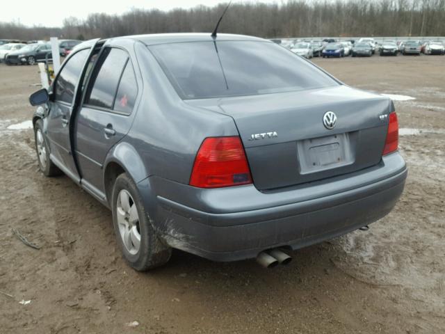 3VWSE69M13M054943 - 2003 VOLKSWAGEN JETTA GLS GRAY photo 3