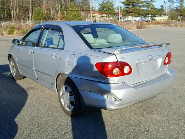 2T1BR32E17C827188 - 2007 TOYOTA COROLLA CE SILVER photo 3