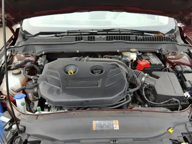 3FA6P0D99HR298693 - 2017 FORD FUSION TIT MAROON photo 7