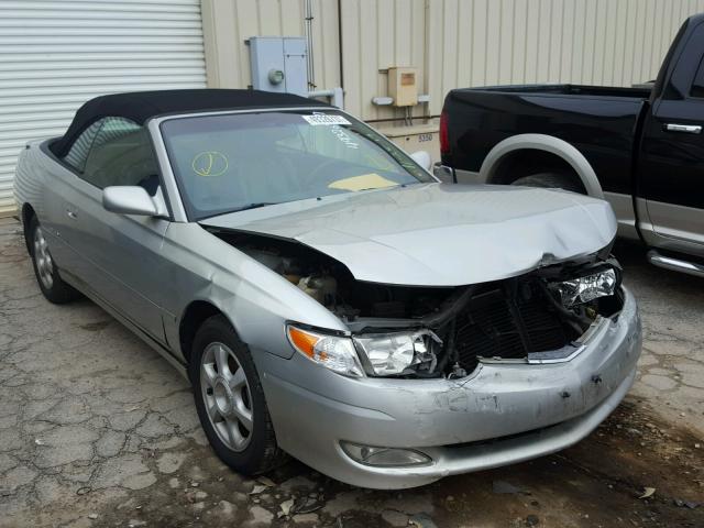 2T1FF28P32C569777 - 2002 TOYOTA CAMRY SOLA GRAY photo 1