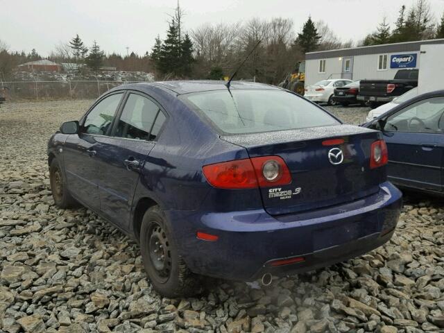 JM1BK12F461463269 - 2006 MAZDA 3 I BLUE photo 3