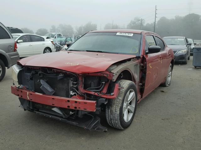 2B3KA33V59H524172 - 2009 DODGE CHARGER SX RED photo 2