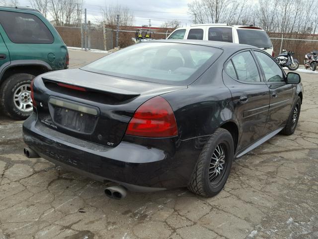 2G2WP522241254700 - 2004 PONTIAC GRAND PRIX BLACK photo 4