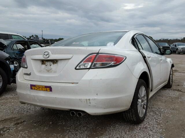 1YVHP82A895M08307 - 2009 MAZDA MAZDA6I WHITE photo 4