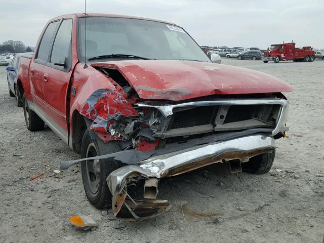 1FTRW07L12KC42244 - 2002 FORD F150 SUPER RED photo 1