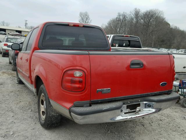 1FTRW07L12KC42244 - 2002 FORD F150 SUPER RED photo 3