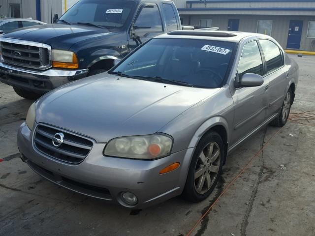 JN1DA31A02T314744 - 2002 NISSAN MAXIMA GLE SILVER photo 2