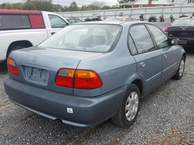 2HGEJ6614YH549070 - 2000 HONDA CIVIC BASE 蓝色 照片 4