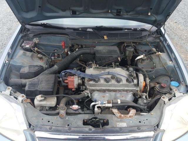 2HGEJ6614YH549070 - 2000 HONDA CIVIC BASE 蓝色 照片 7